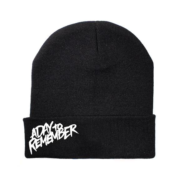 A Day To Remember: B-Side Logo Beanie (Black) - Victory Merch