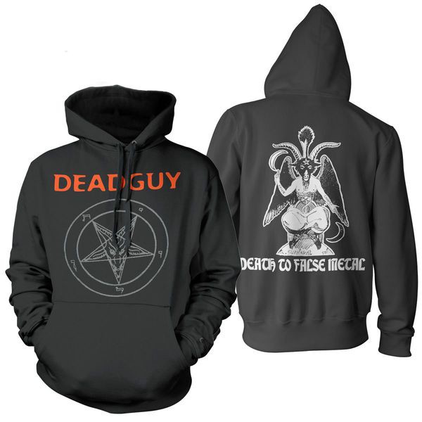 Deadguy: Death to False Metal Hoodie (Black) - Victory Merch