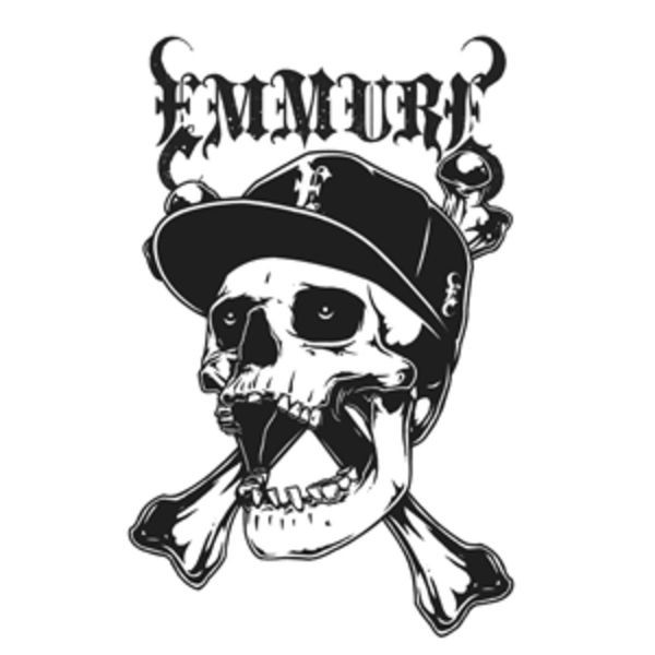 Emmure: Street Skull T-Shirt (White) - Victory Merch