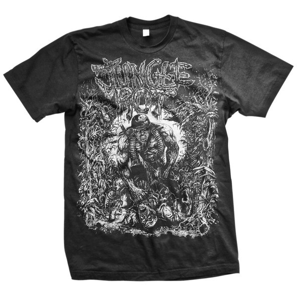 Jungle Rot: Skin The Living T-Shirt (Black) - Victory Merch