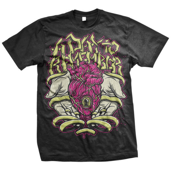 A Day To Remember: Heart Hands T-Shirt (Black) - Victory Merch
