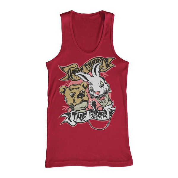 The Bunny The Bear: Soul Tank Top (Red) - Victory Merch